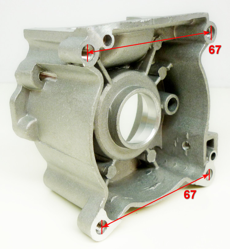 Левая половина картера для TR-1300-1900(C1) TPW,1900S/T,2500S,3000T (33) Eurolux CTY