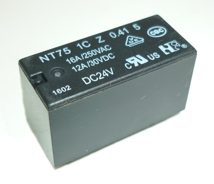 Реле 10А 250V (24V DC) NT75 1C Z