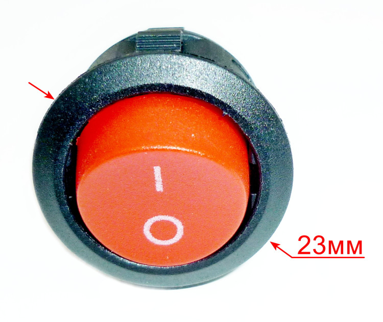 Выключатель 6А 250V KCD1
