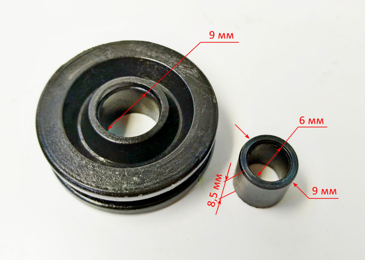 Направляющий ролик для SGC6000CD,11000CD(178,179),8100(183,186)ZMD,3000(8) 4000(17),4100(47,53)ZME