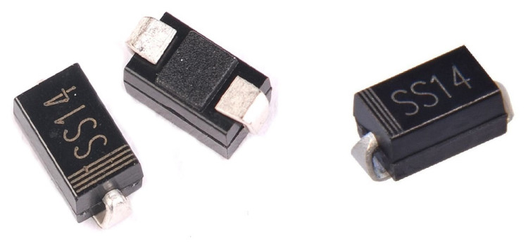 Диод Шоттки SS14 (1N5819) 1A 40В smd SMA LSD
