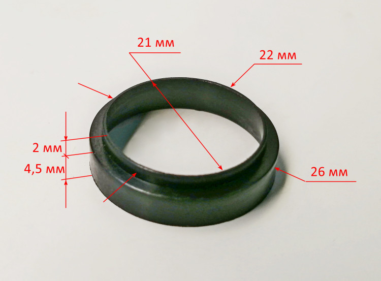 Кольцо пластиковое для BS-62,52,45(M)(26)TPW,52(89),62(110)HYV,GS-4516,5220,BS-62 (65) OOY
