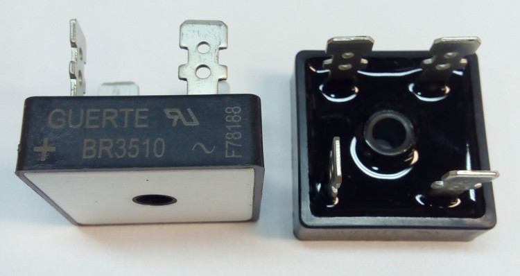 Диодный мост S35VB100, ВR3510 GPV (30609036), TTY (02.03.017.005), LSD