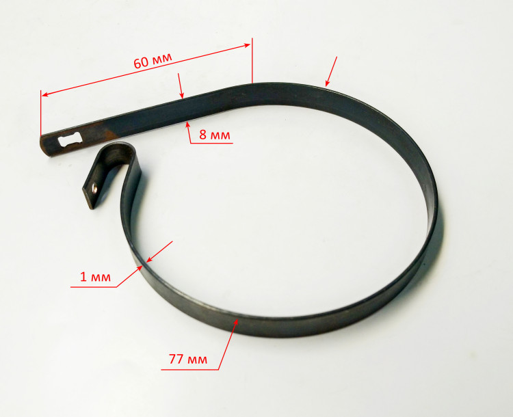 Лента тормоза для BS-62, BS-52(M), BS-45(M)(23) TPW, BS-40(120)SAF, TPW