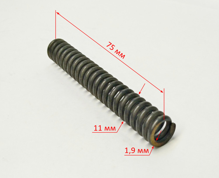 Пружина тормоза цепи (большая) для BS-25(119), BS-40(122) SAF, TPW, BS-25 (141), BS-45(М), BS-52(М)