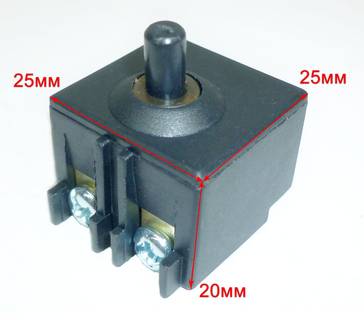 Выключатель 6А 250V для УШМ-125/900(39), 125/1100(25) JLW,115/800(38), 125/1100,125/1100Э(37)AND
