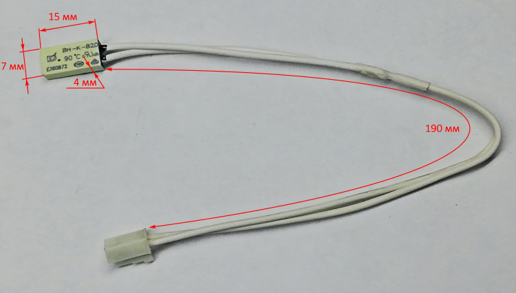 Термореле BH-K-B2D 90°C НР