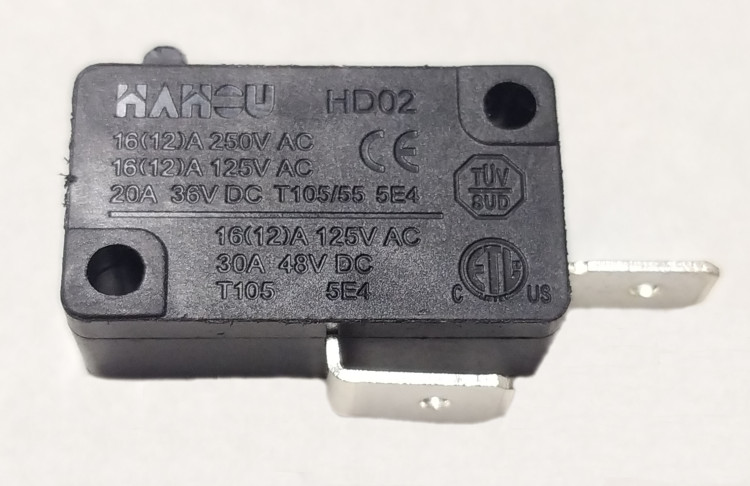 Микровыключатель 16А 250V для ELM-1000, 1100, 32, 11А32(11), 1400Р/Т,1600Т, 2000Р/Т(8), CLM-20 Li
